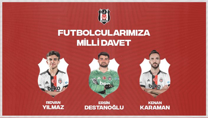 Beşktaşlı Futbolculara Milli Davet